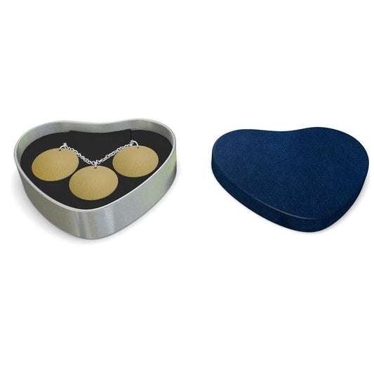 Triple Silver Disk Pendant