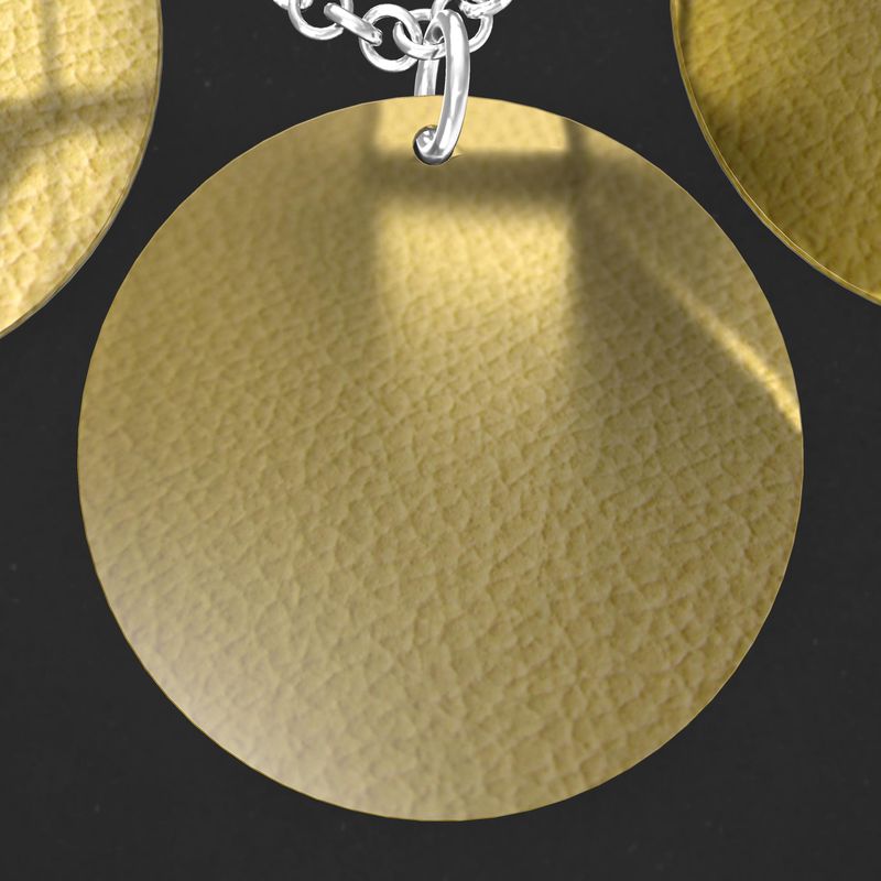 Triple Silver Disk Pendant