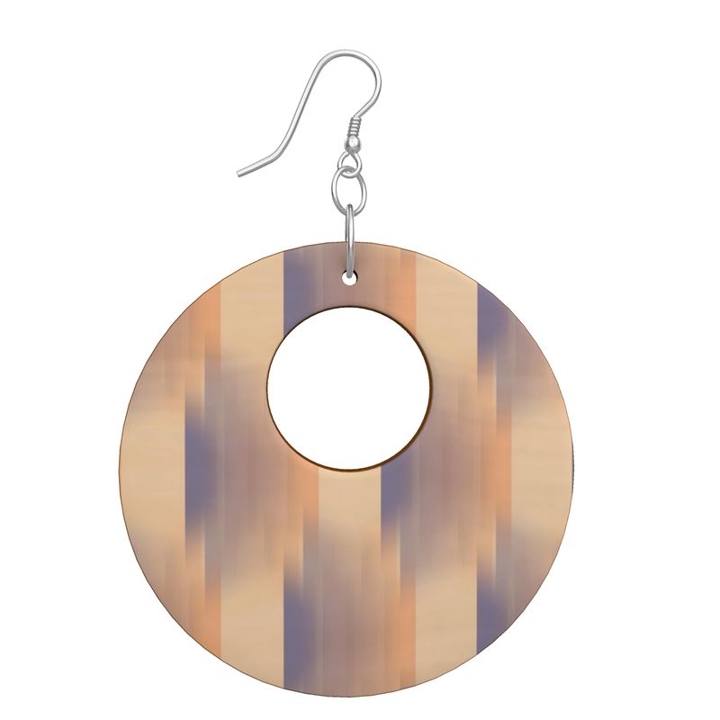 Wooden Earrings Organic Shapes