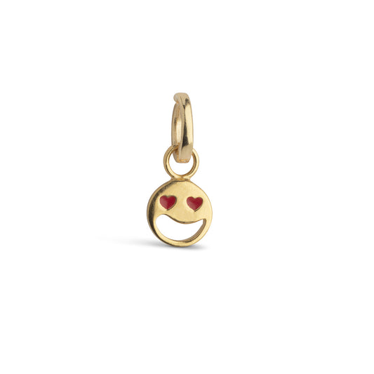 Funky smiley charm